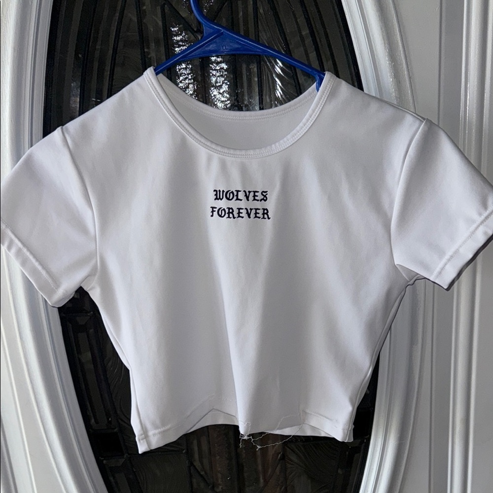 White Cropped Darc Sport